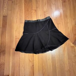 Club Monaco Tiered Black Skirt